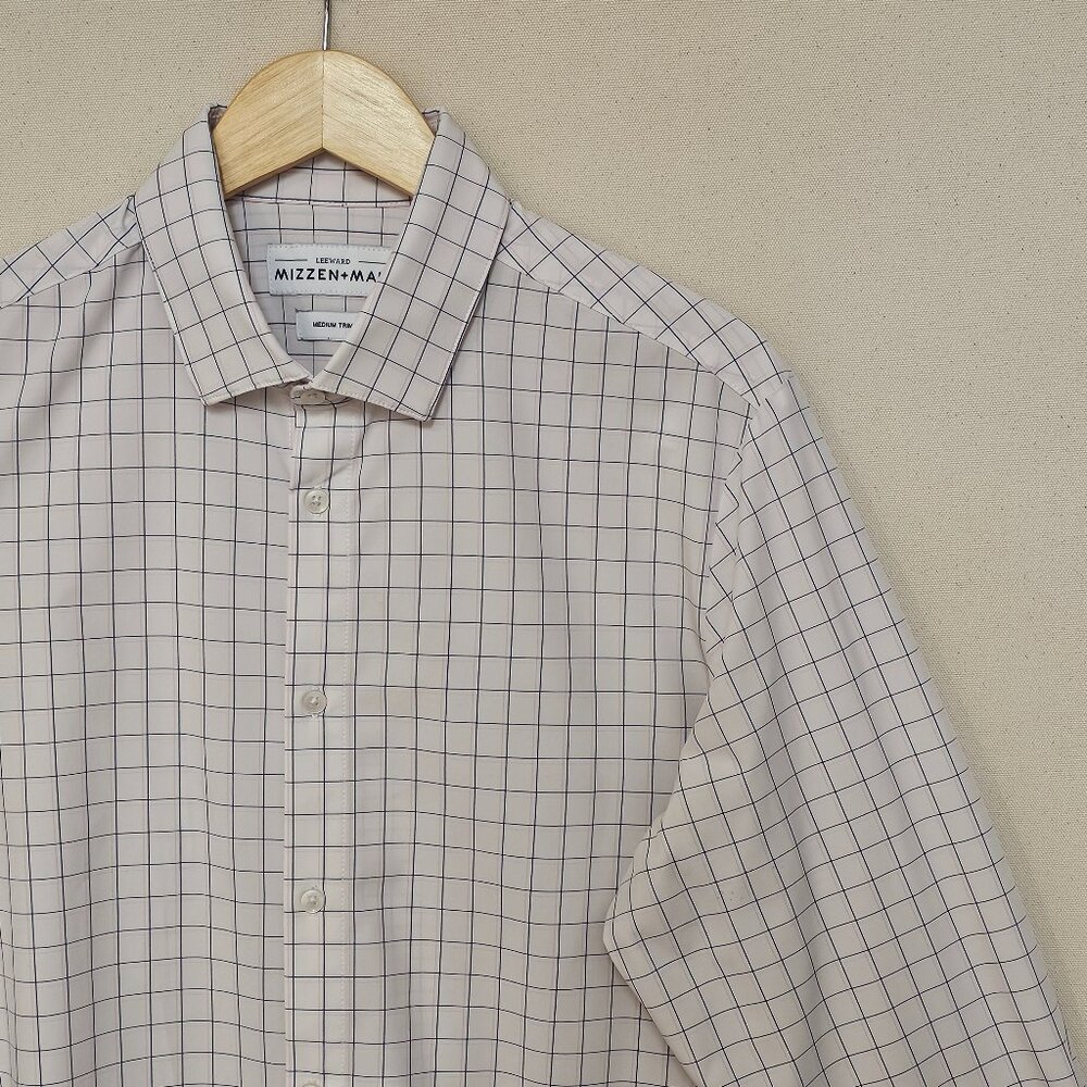 Mizzen+Main Leeward Button Down Trim Fit M